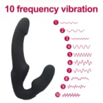 El mejor consolador de doble punta 10 frecuencias de vibración