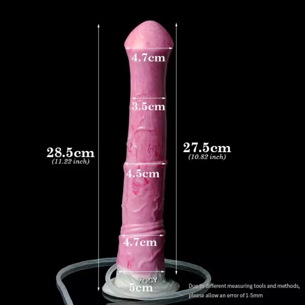 Squirting Horse Dildo product size