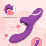 Thrusting Rabbit Dildo Vibrator Double Pleasure Stimulation