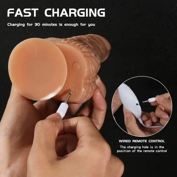 Ultra Realistic Dildo fast charging