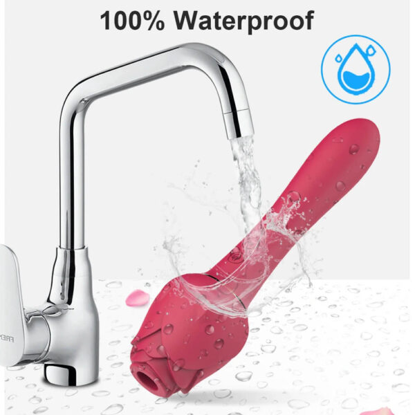 red dildo vibrator 100% waterproof