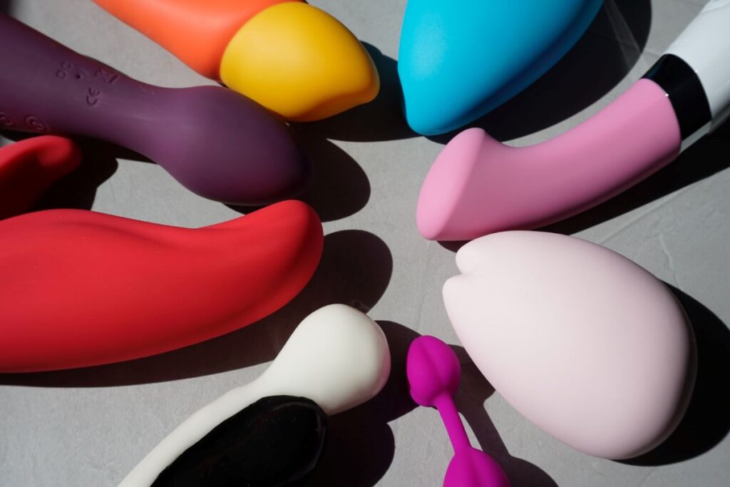 colorful dildos are the symbol of  vivid things in this world