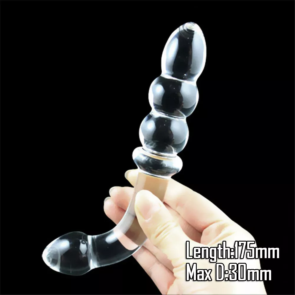 glass dildo with handle