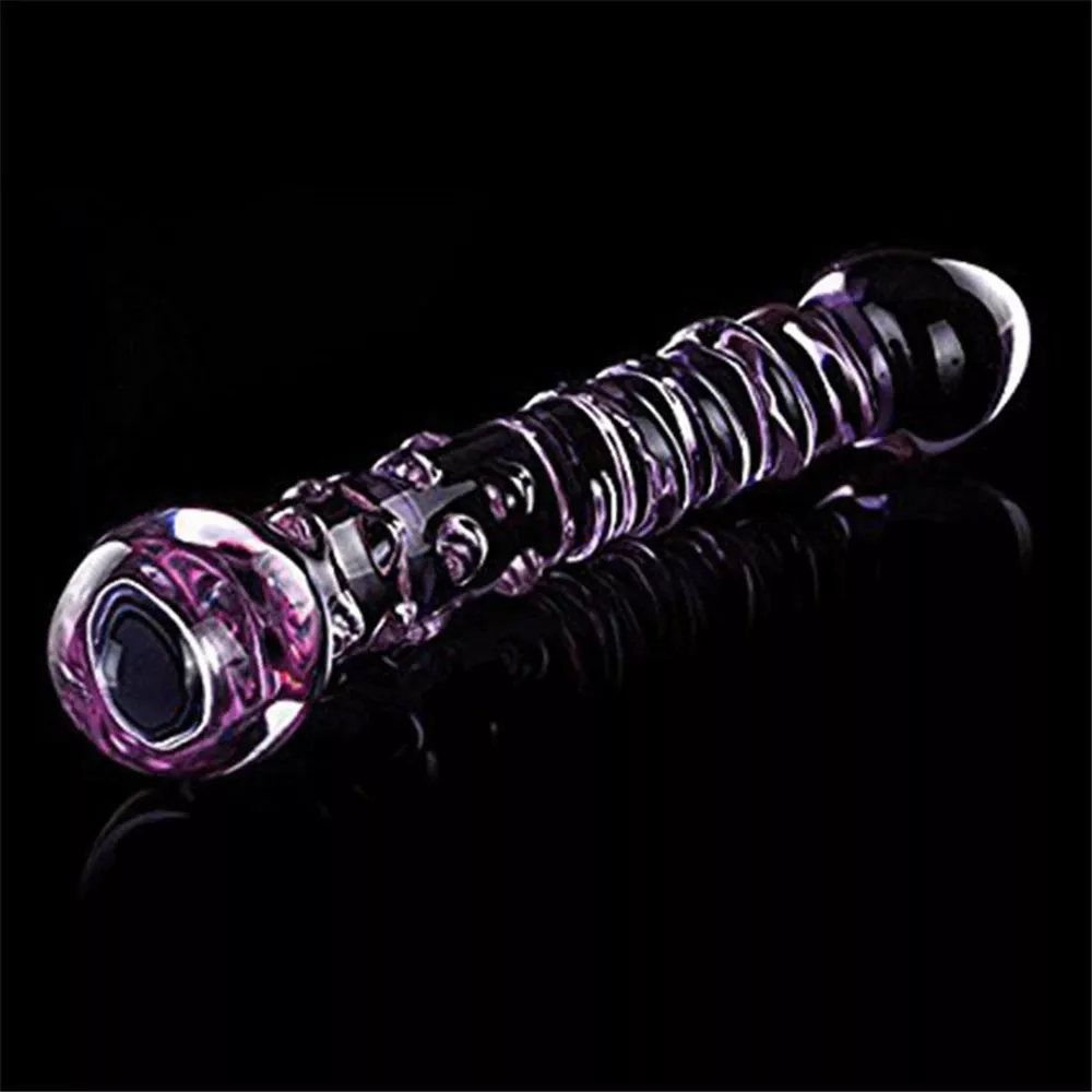 pink glass dildo