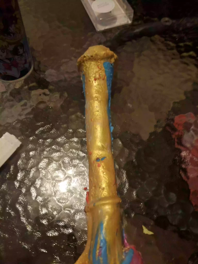 the final DIY horse dildo