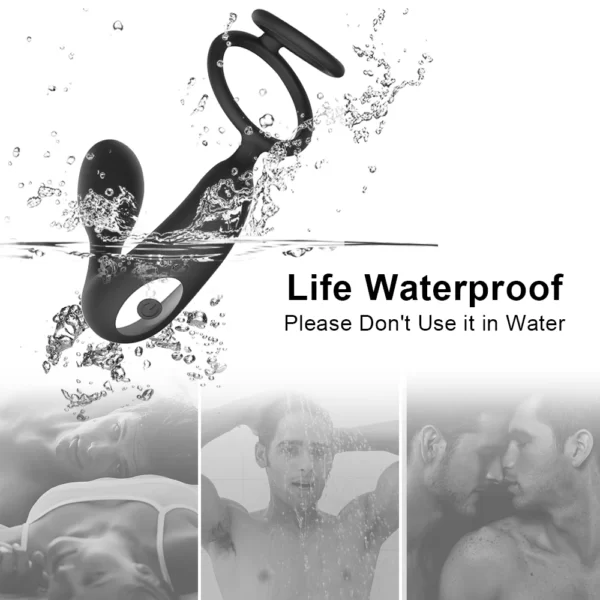 Consolador anal para hombres life waterproof
