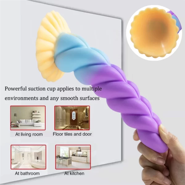 Soft Anal Dildo with powerful suction cup