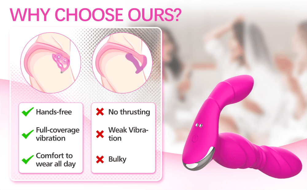 Thrusting Wearable Dildo Vibrator advantages