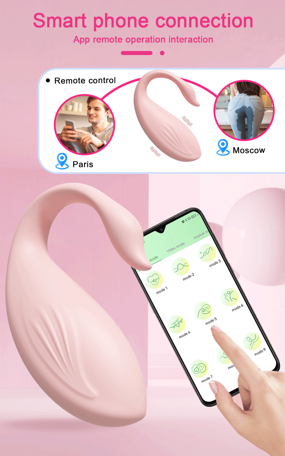 curved g spot dildo smart phone connection