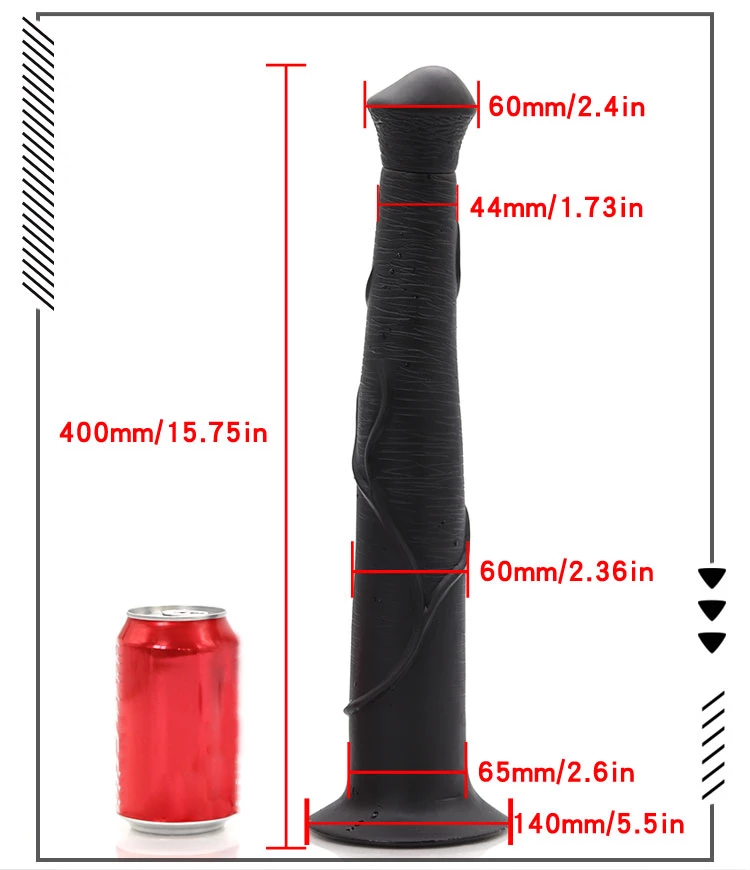 Großer Pferde-Dildo Größe 15,75 Zoll