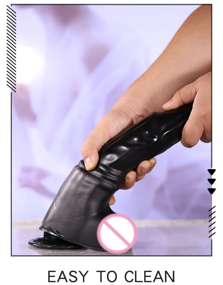 Black Horse Dildo easy to clean