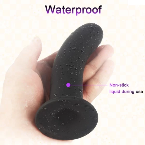 Black Suction Cup Dildo waterproof