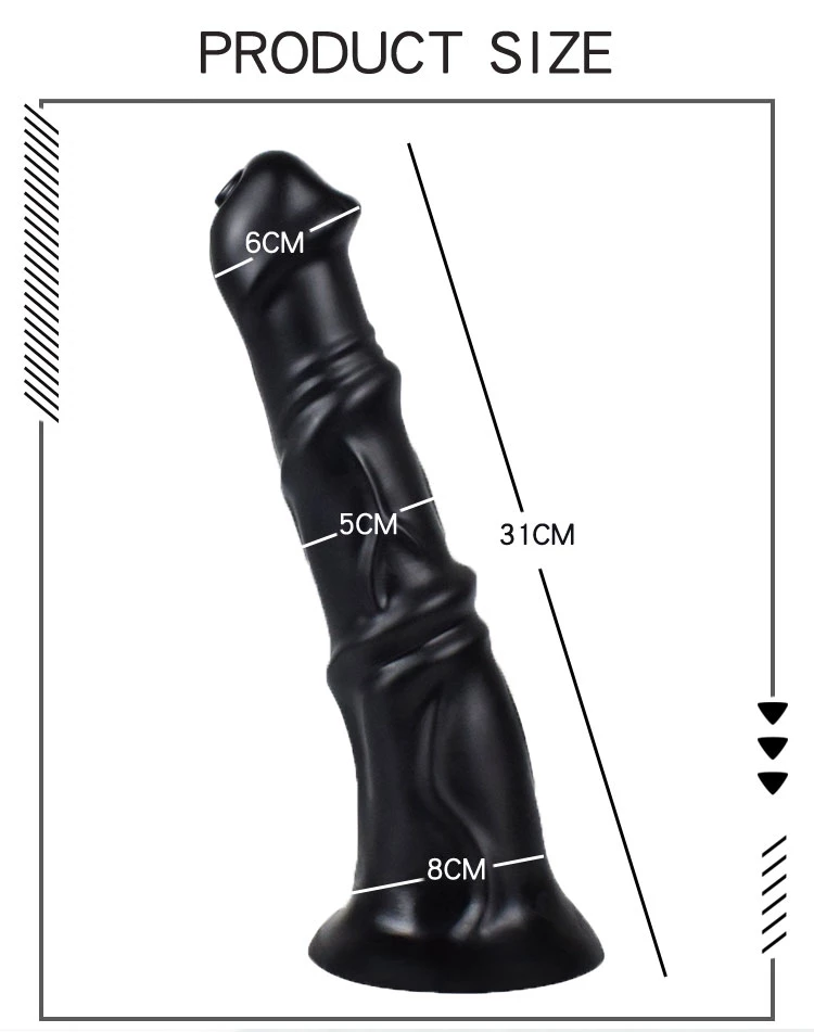 Small Horse Dildo Product Size 31cm