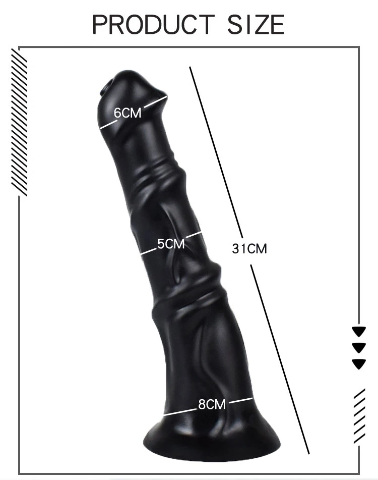 Mini Horse dildo Cavallo Aggancio VacULock 25 x 6 cm Nero