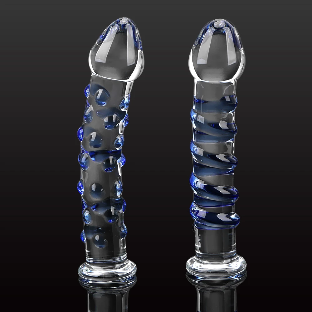 Thick Glass Dildo 6.9 Inch Long Clear Dildo