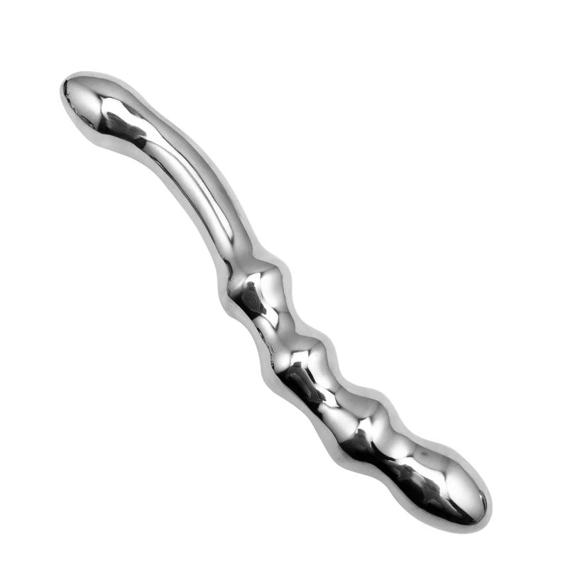 smooth stainless steel dildo