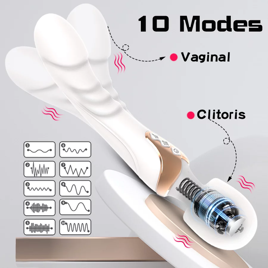 Magic Wand head attachments 10 modes for clit vaginal