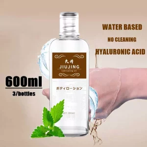 Lubricante sexual con base de agua 600 ml 3 botellas