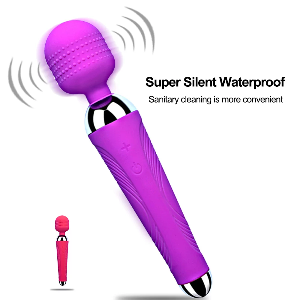 purple magic wand vibrator silient and waterproof