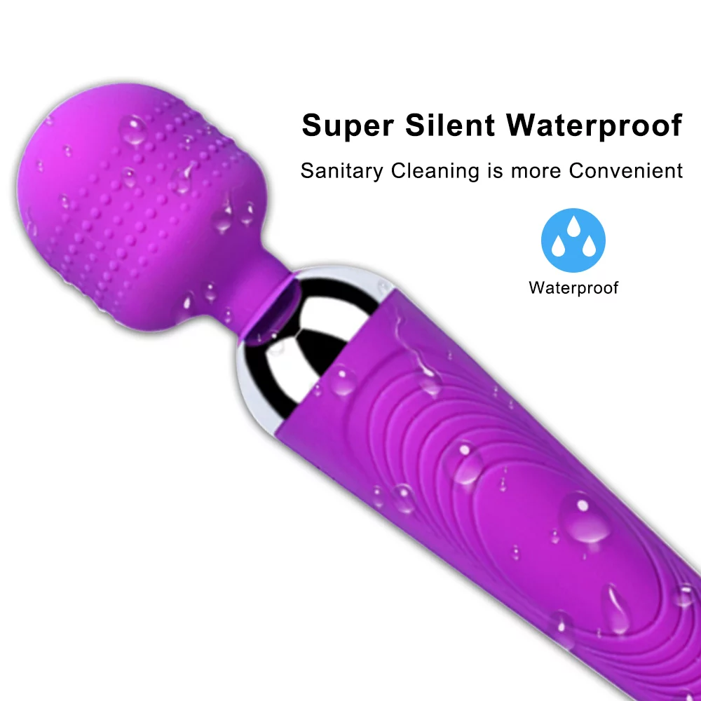 strongest wand vibrator silent waterproof